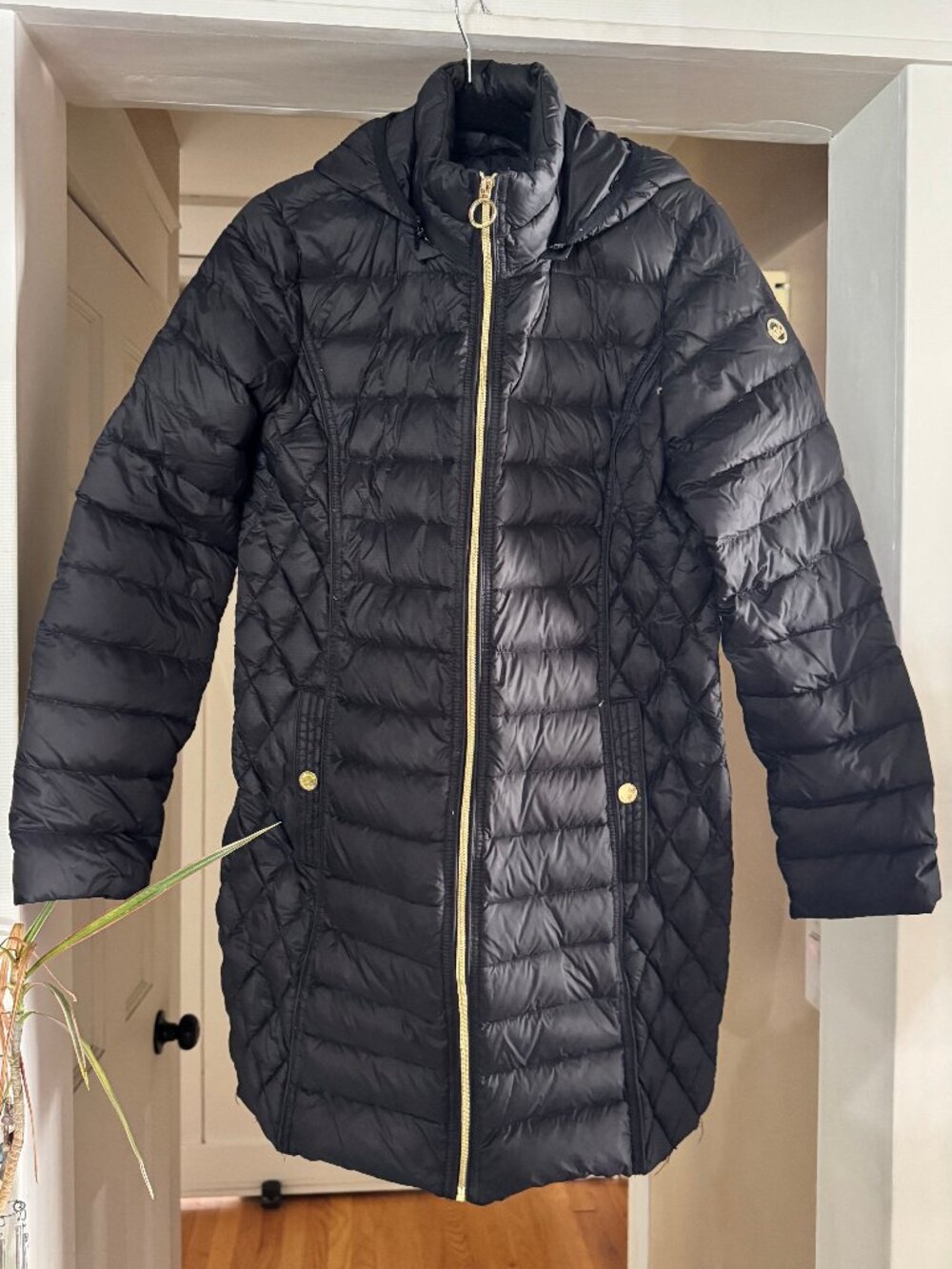 Women's Michael Michael Kors Packable Down Hooded Coat